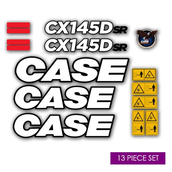CX145Dsr Machine Sticker Set - Signz